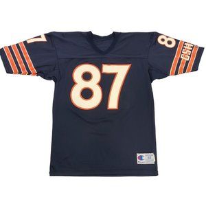 Vintage Chicago Bears Football Jersey #87 Tom Waddle Champion Chicago Legend Med